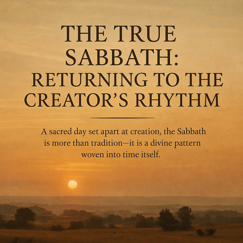 The True Sabbath: Returning to the Creator’s Rhythm